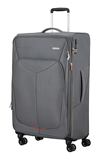 American Tourister SummerFunk - Spinner L, Expandable Suitcase, 79 cm, 109.5/119 L, Gray (Titanium Grey) im Sale